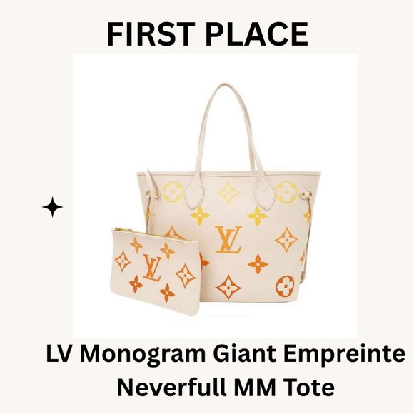 Louis Vuitton Handbags - Entry - Buyers' Appreciation - LV Monogram Giant Empreinte Neverfull MM Tote